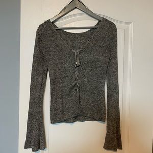 dynamite flare sleeve shirt